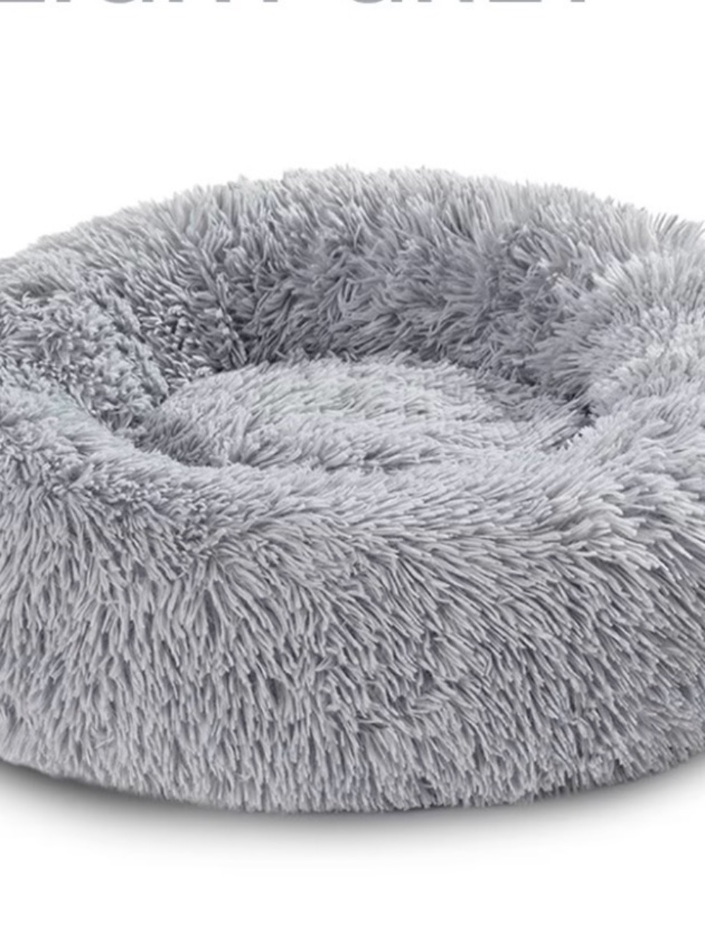 Bundle 2 Small Calming Pet Beds Plush Donut Dog Cat Bed NEW